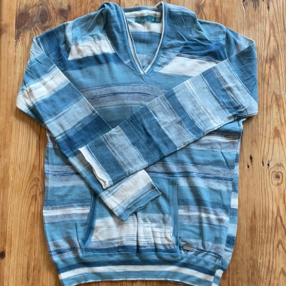 NWOT, prAna Daniele Lightweight Space Dyed Knit Hooded LS  Pullover Sz M - Picture 9 of 13